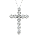 Diamond cross pendant