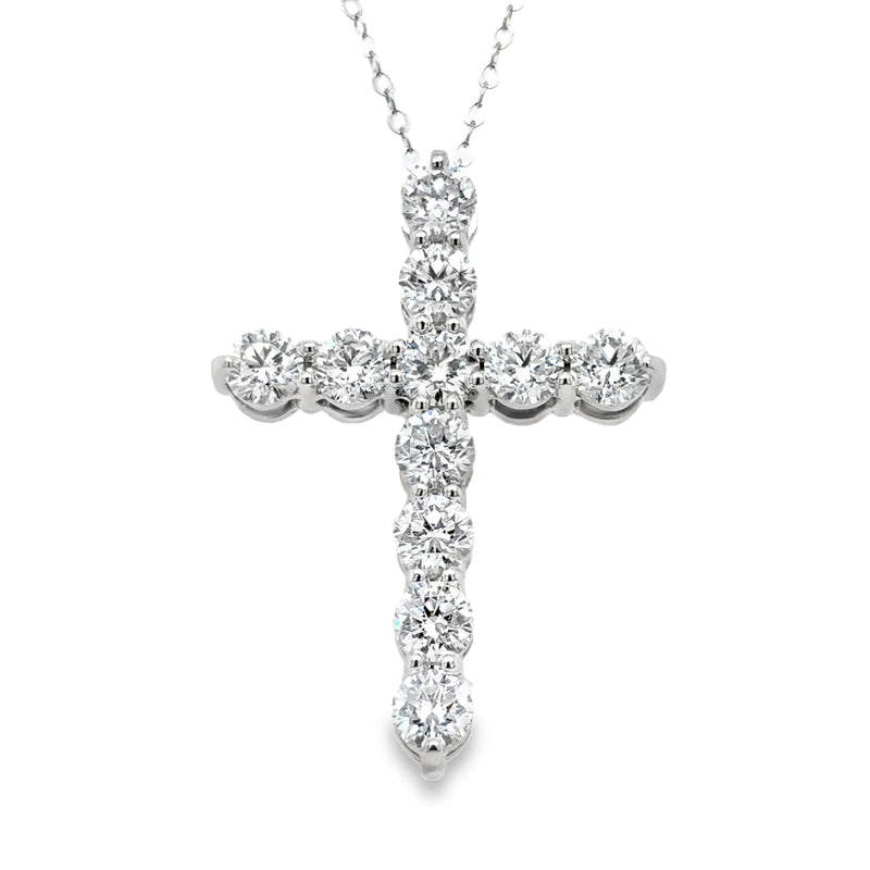 Diamond cross pendant