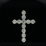 Diamond cross pendant