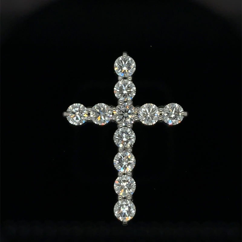 Diamond cross pendant