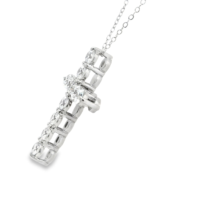 Diamond cross pendant
