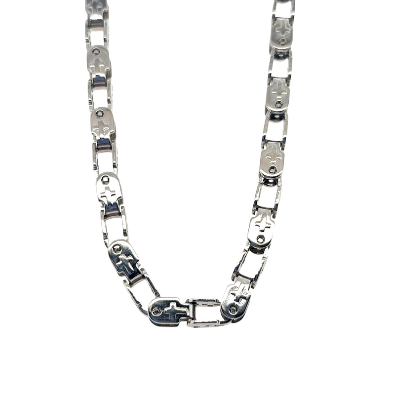 Stainless Steel Open Link Cross Chain