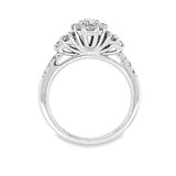 Estate Oval Halo Engagement Ring
