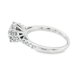 Estate Oval Halo Engagement Ring