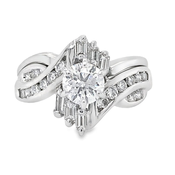 Estate 3/4ct Diamond Wedding Set