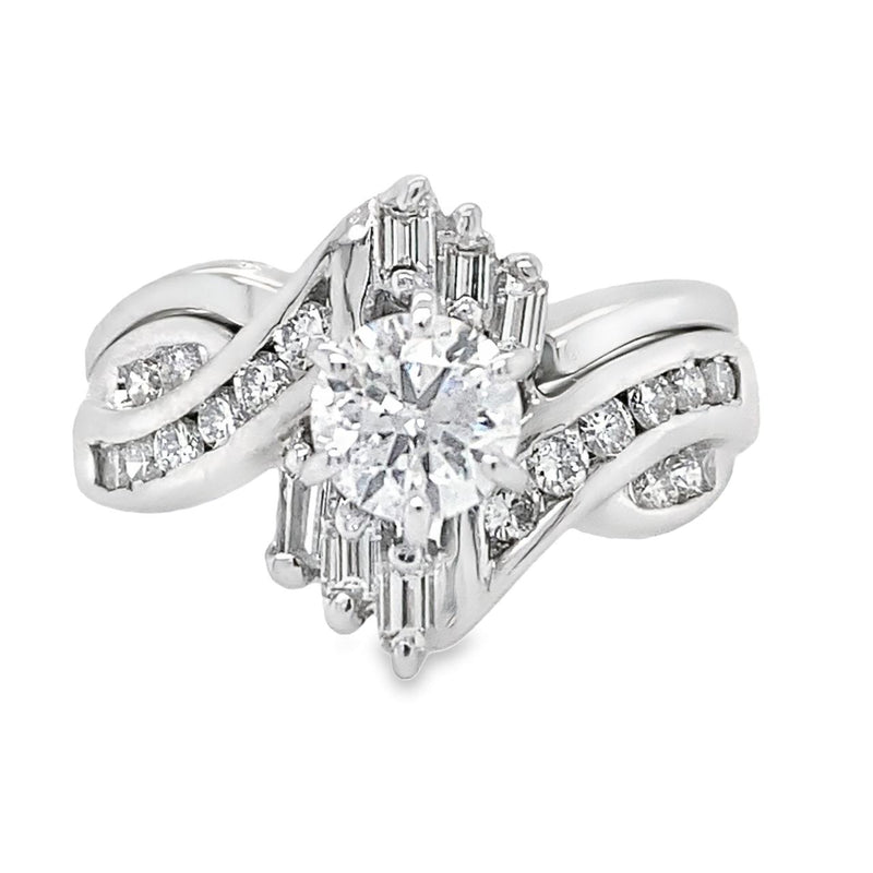 Estate 3/4ct Diamond Wedding Set