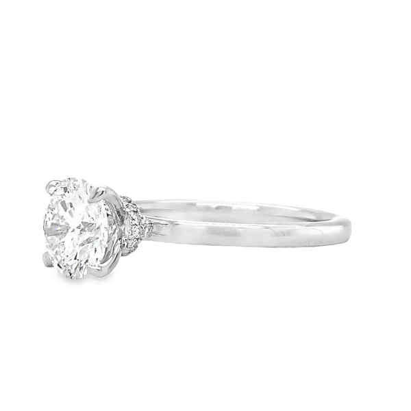 1.5ct Lab Hidden Halo Engagement Ring