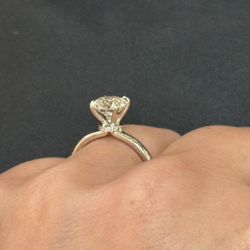 1.5ct Lab Hidden Halo Engagement Ring