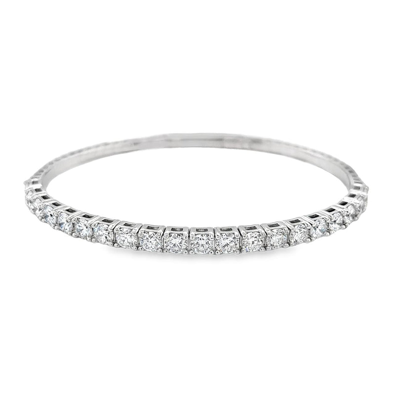 Stackable Lab Diamond Flex Bangle