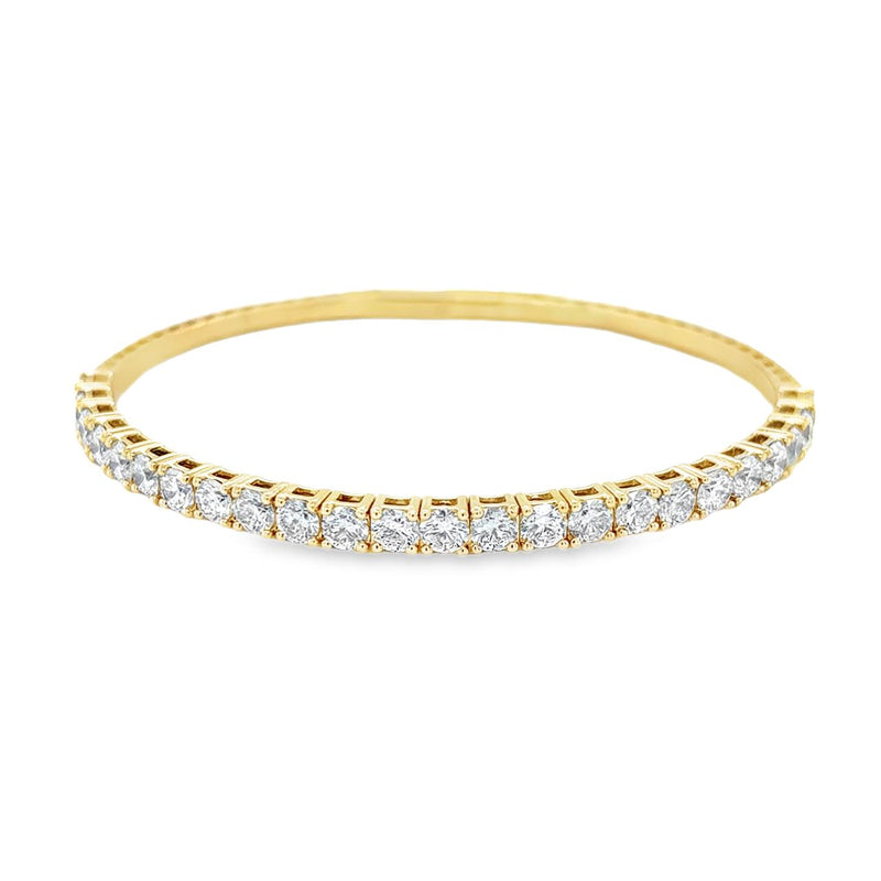 Stackable Lab Diamond Flex Bangle