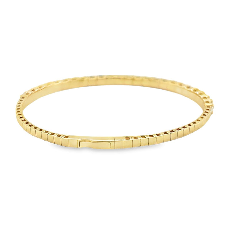 Stackable Lab Diamond Flex Bangle