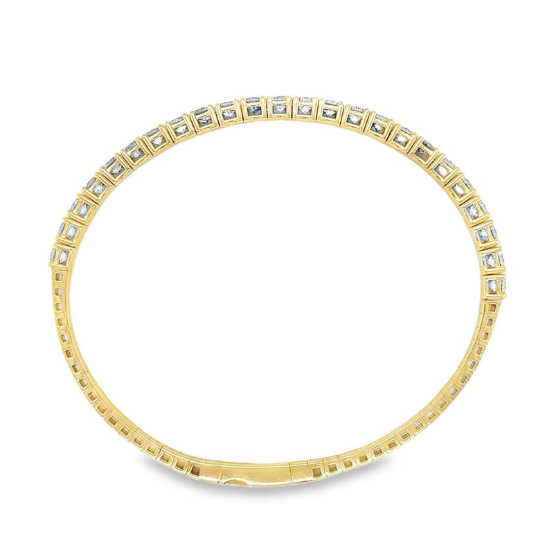 Stackable Lab Diamond Flex Bangle