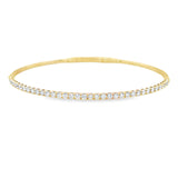 Stackable Lab Diamond Flex Bangle