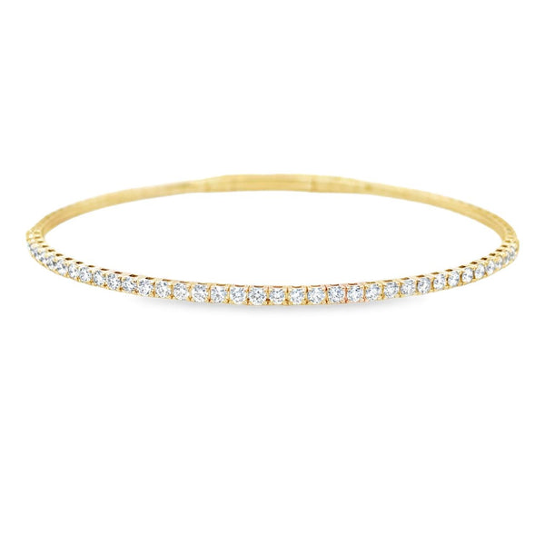 Stackable Lab Diamond Flex Bangle