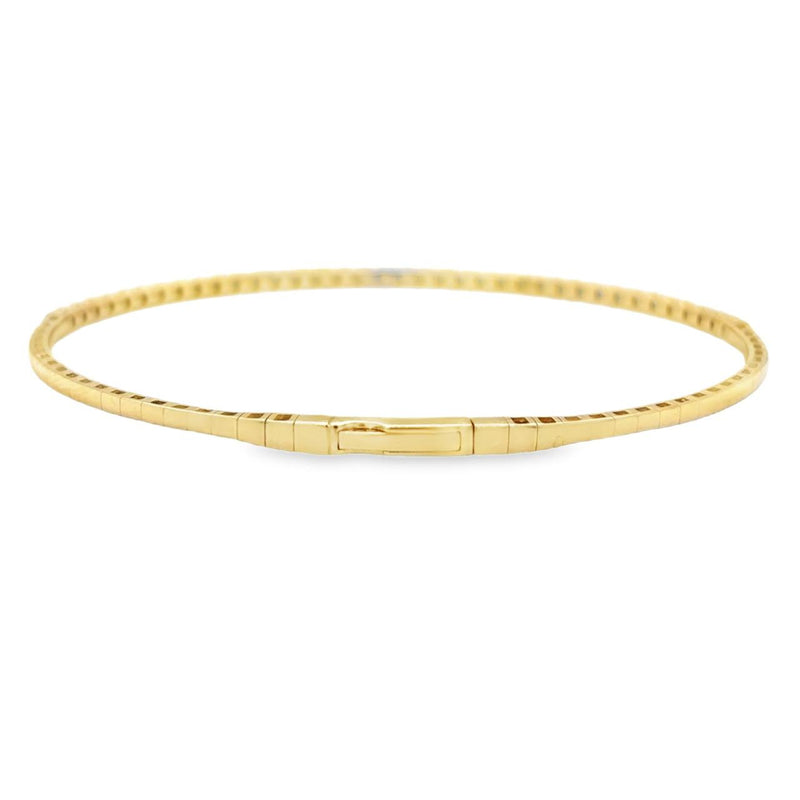 Stackable Lab Diamond Flex Bangle