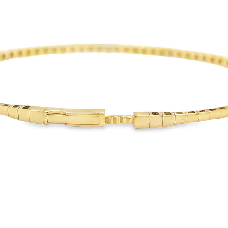 Stackable Lab Diamond Flex Bangle