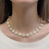 Showstopper Opal and Diamond Necklace