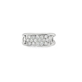 Pavé Diamond Ring in 18kt White Gold