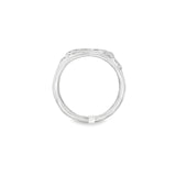Pavé Diamond Ring in 18kt White Gold