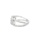 Pavé Diamond Ring in 18kt White Gold