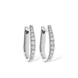 Diamond Hoop Earrings