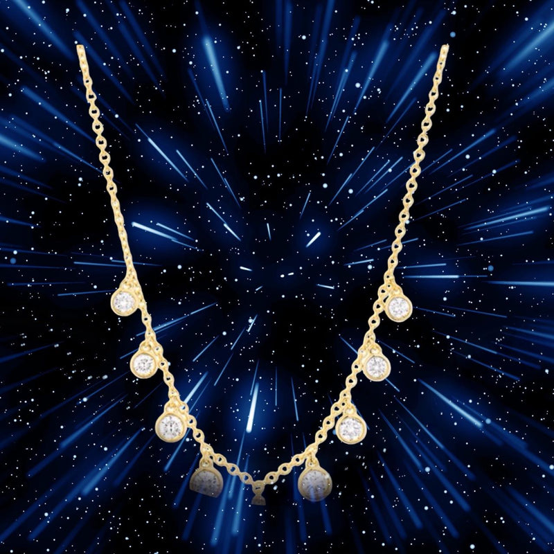 Timeless Necklace with Splendid Diamonds