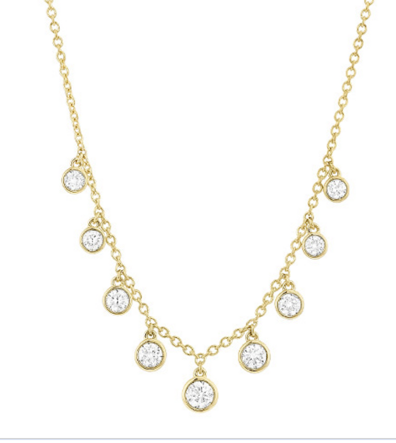 Timeless Necklace with Splendid Diamonds
