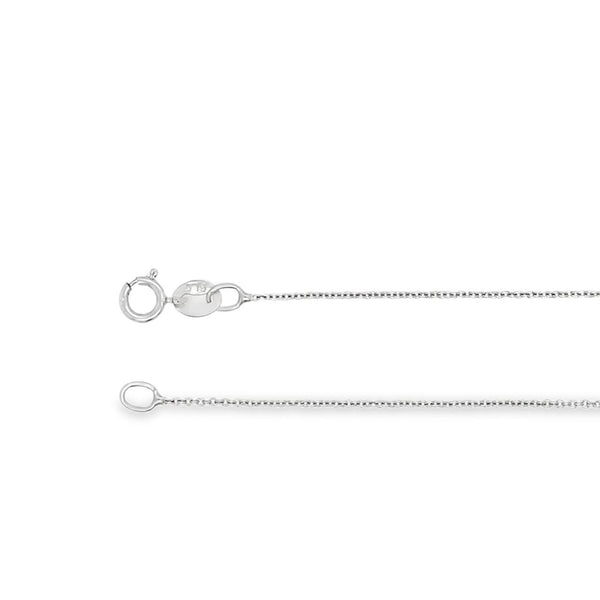 16" Cable Chain in 14kt White Gold