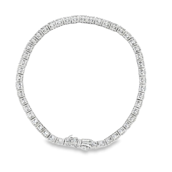 7cttw Lab Diamond Tennis Bracelet