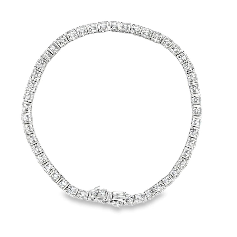 7cttw Lab Diamond Tennis Bracelet