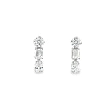 2cttw Multi-Shape Lab Diamond Earrings