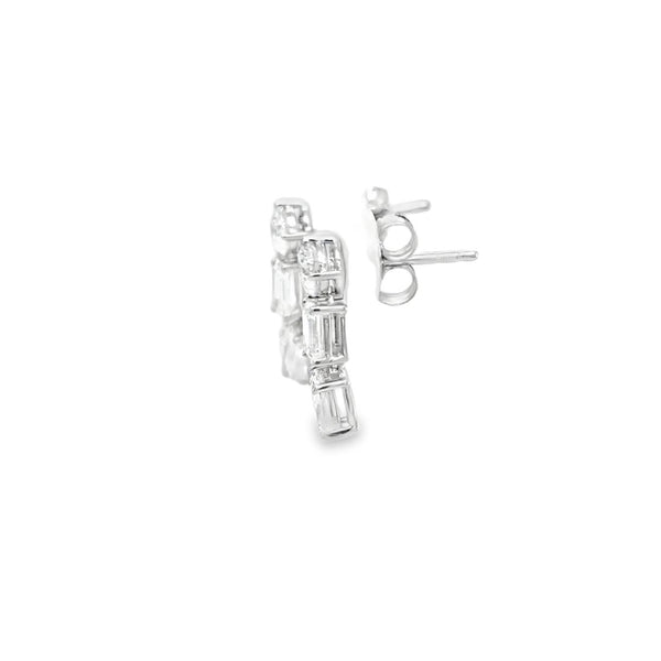 2cttw Multi-Shape Lab Diamond Earrings