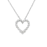 Lab Diamond Heart Pendant