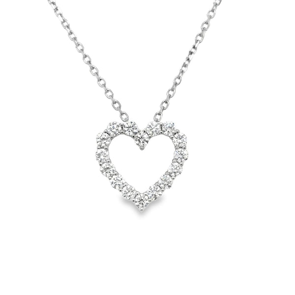 Lab Diamond Heart Pendant