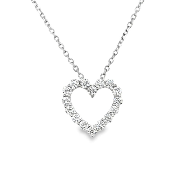 Lab Diamond Heart Pendant