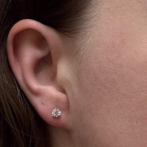 0.75cttw Lab Diamond Stud Earrings