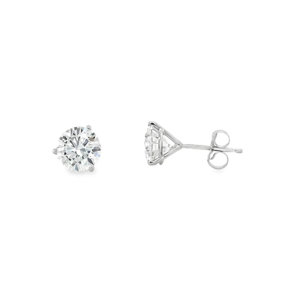 2cttw Lab Diamond Stud Earrings
