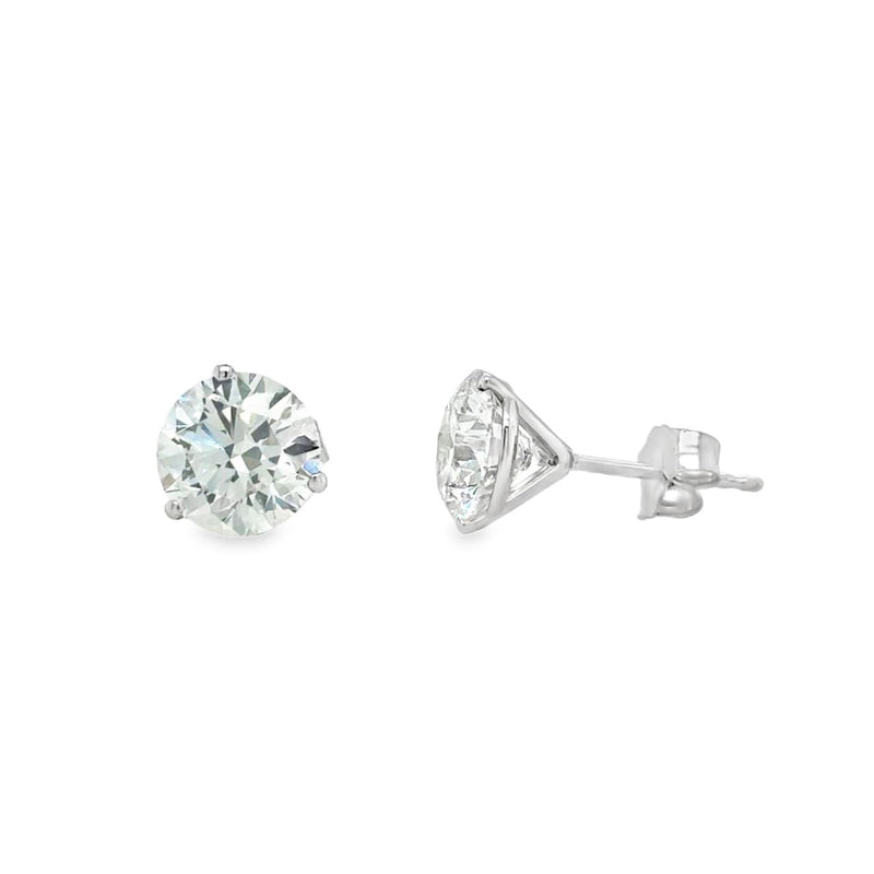 3cttw Lab Diamond Stud Earrings