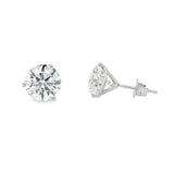 4cttw Lab Diamond Stud Earrings