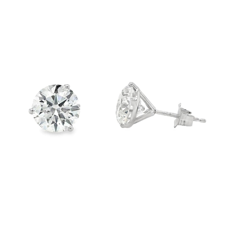 4cttw Lab Diamond Stud Earrings