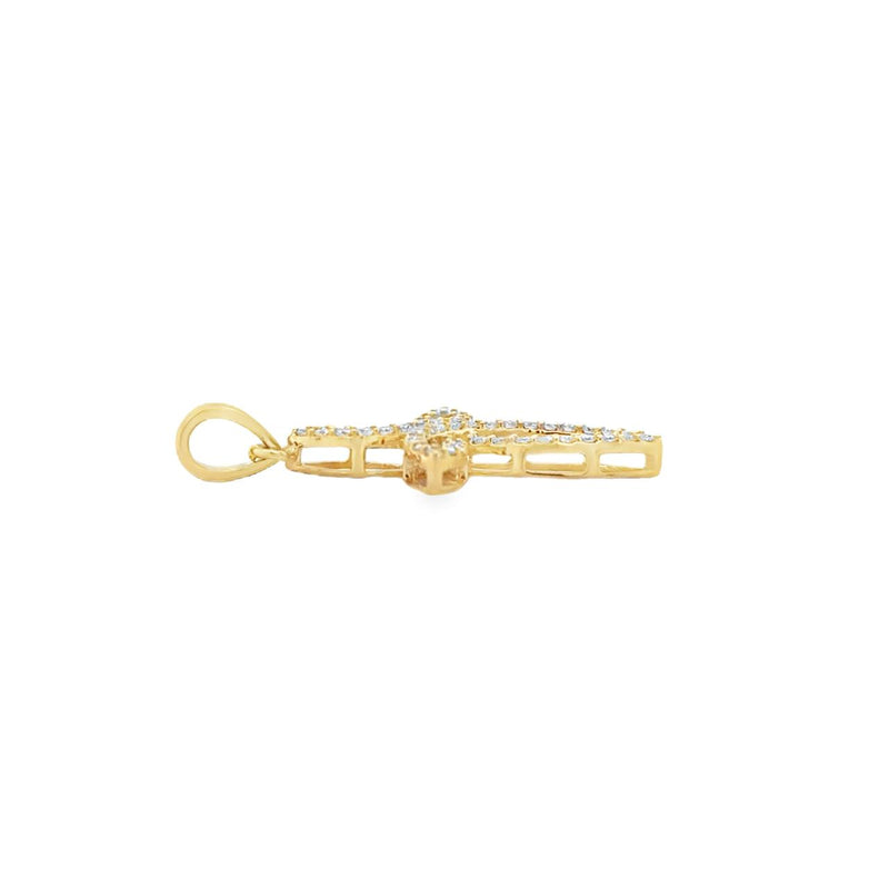 Infinity Cross Diamond Pendant