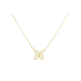 Diamond Flower Necklace
