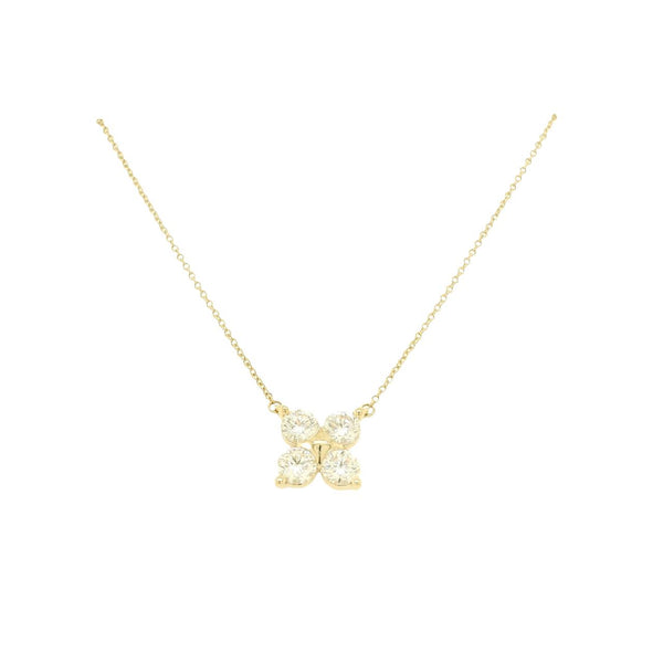 Diamond Flower Necklace