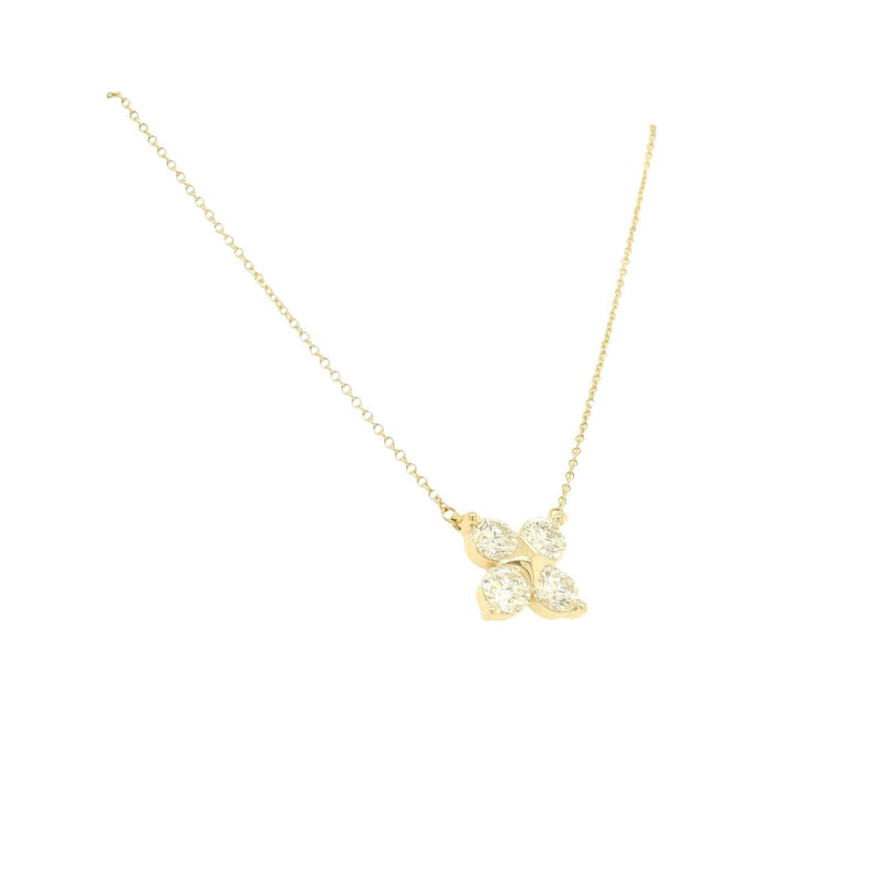 Diamond Flower Necklace
