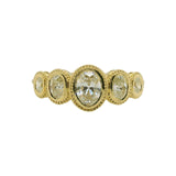 Oval Milgrain Ring