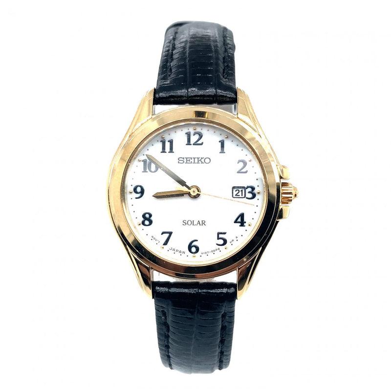Seiko Solar Round Face