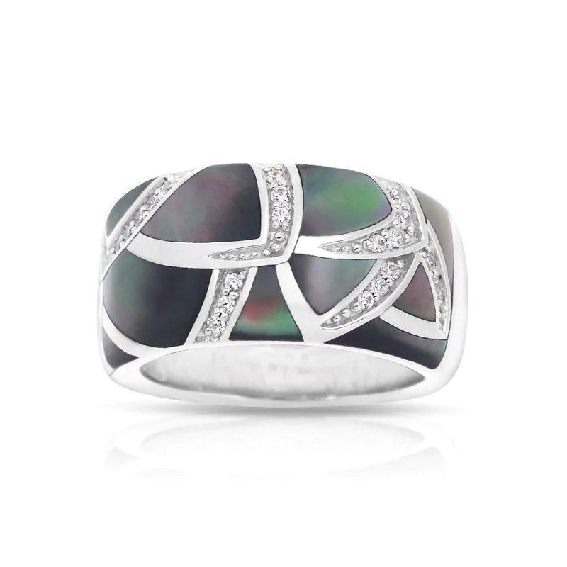 Black Mother of Pearl Ring