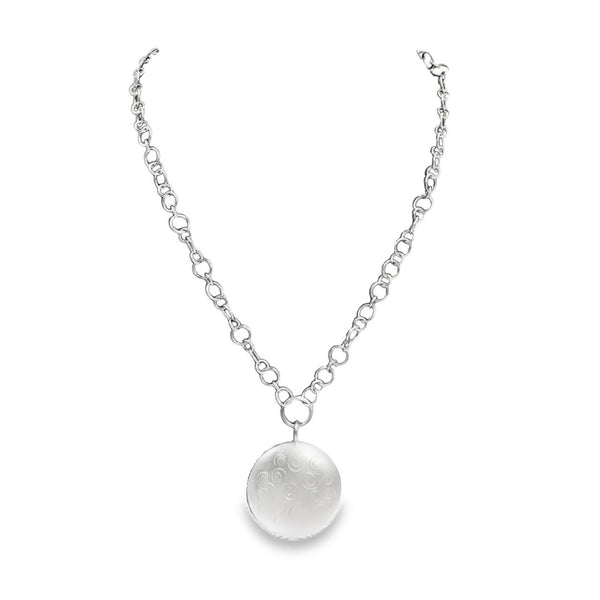Silver Swirl Necklace