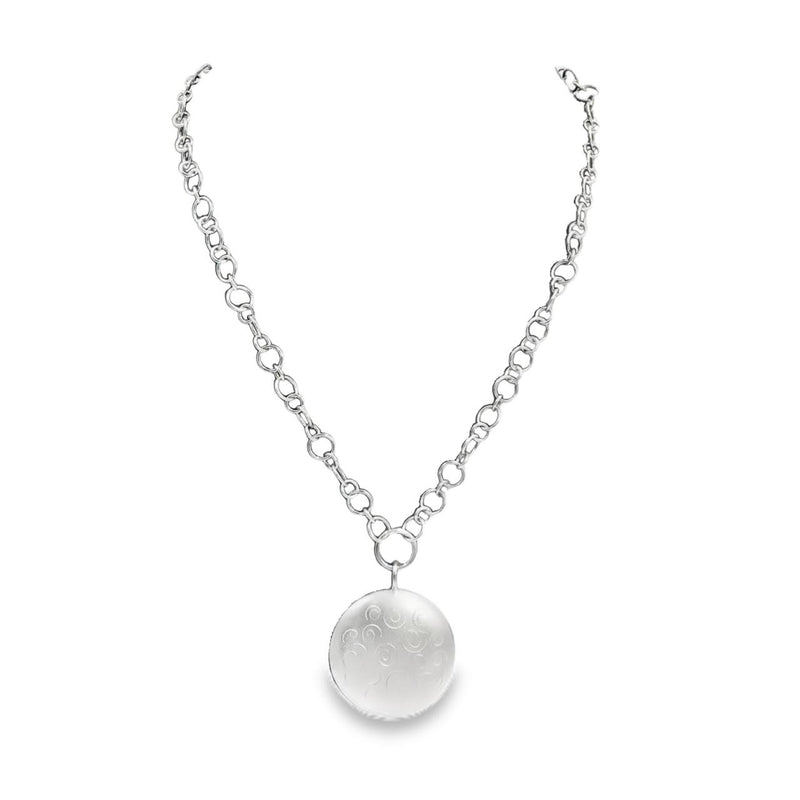 Silver Swirl Necklace