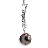Tahitian Pearl and Diamond Pendant
